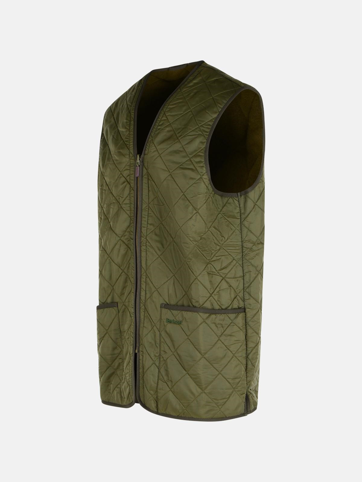 'POLARQUILT' GREEN POLYAMIDE VEST - 2