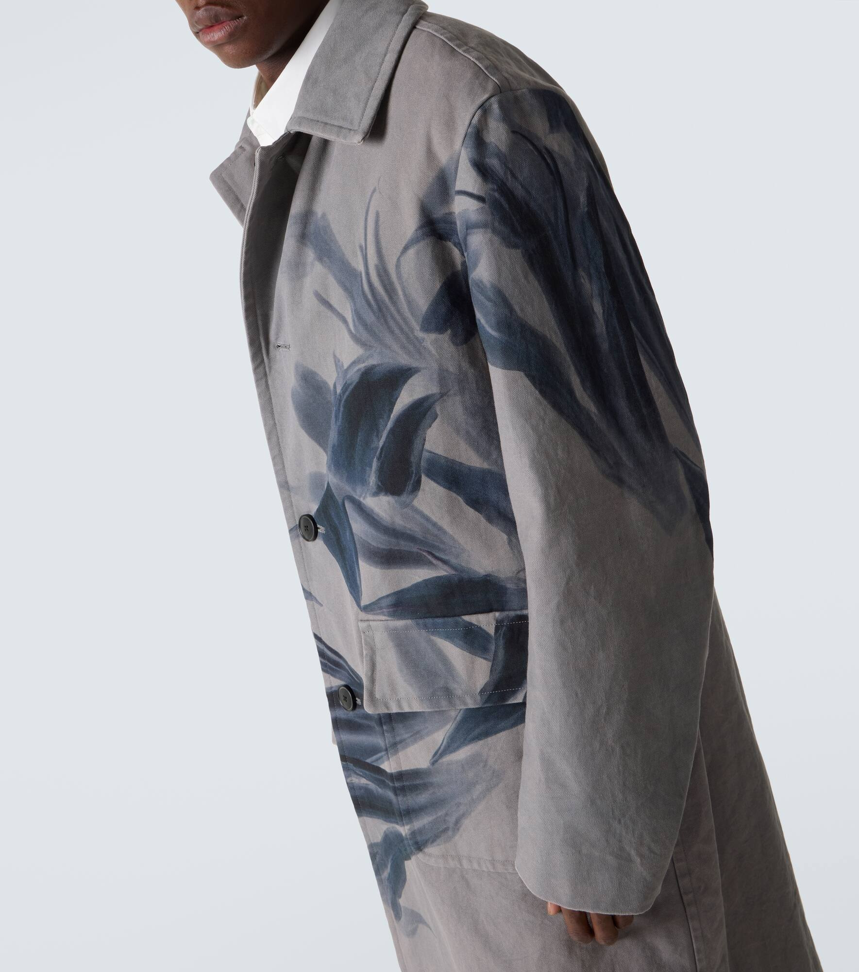Randale floral cotton trench coat - 5