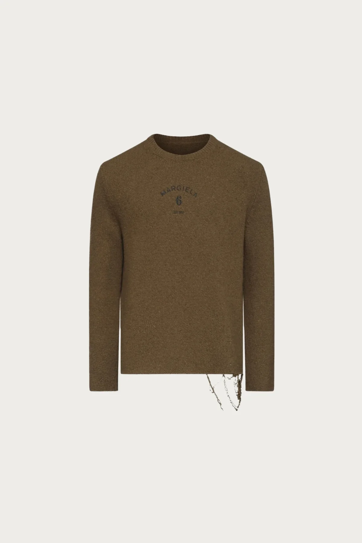 Wool Blend Jumper - Brown - 1