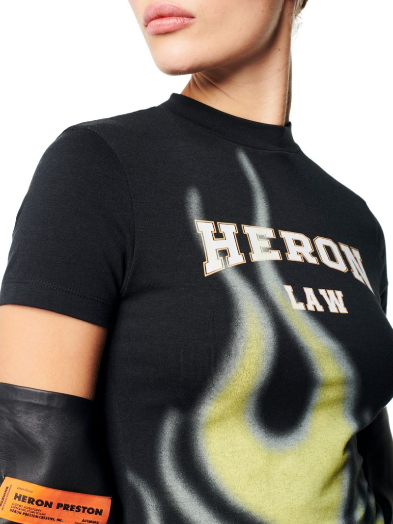 Heron Law Flames Baby Tee 5