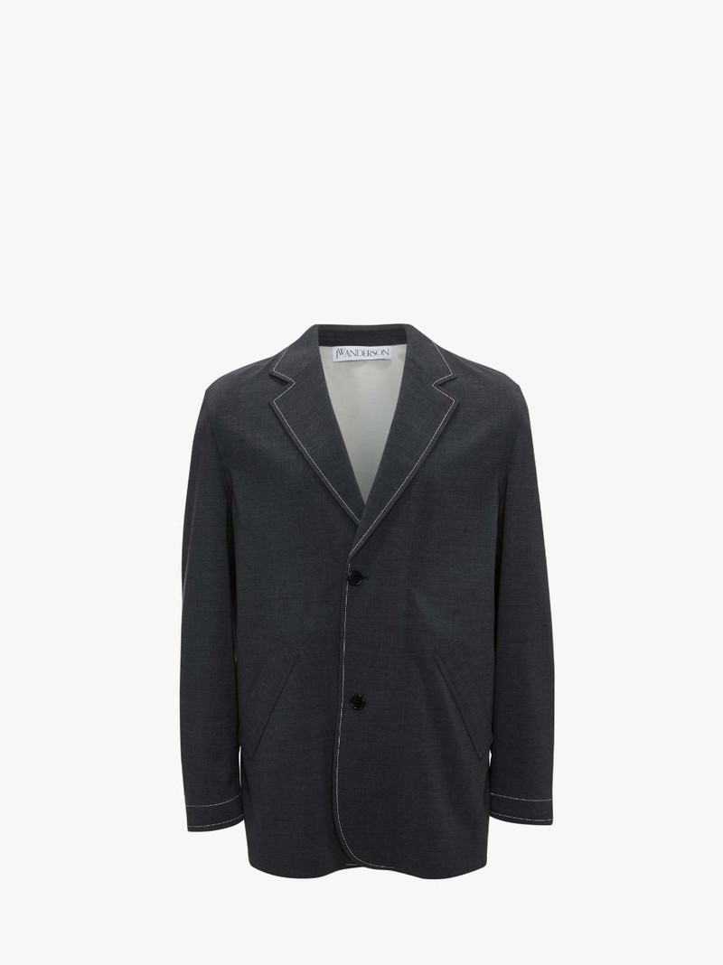 REVERSIBLE SINGLE-BREASTED BLAZER - 1