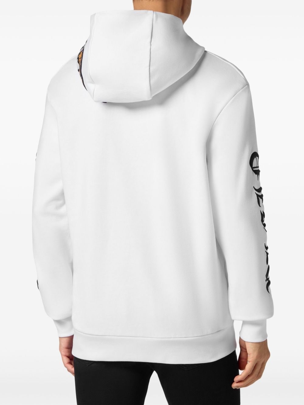 Gothic Plein cotton hoodie - 3