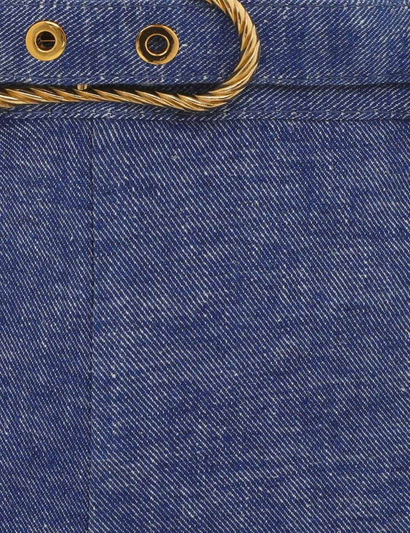 EDEN CHAMBRAY FLARE PANT 6