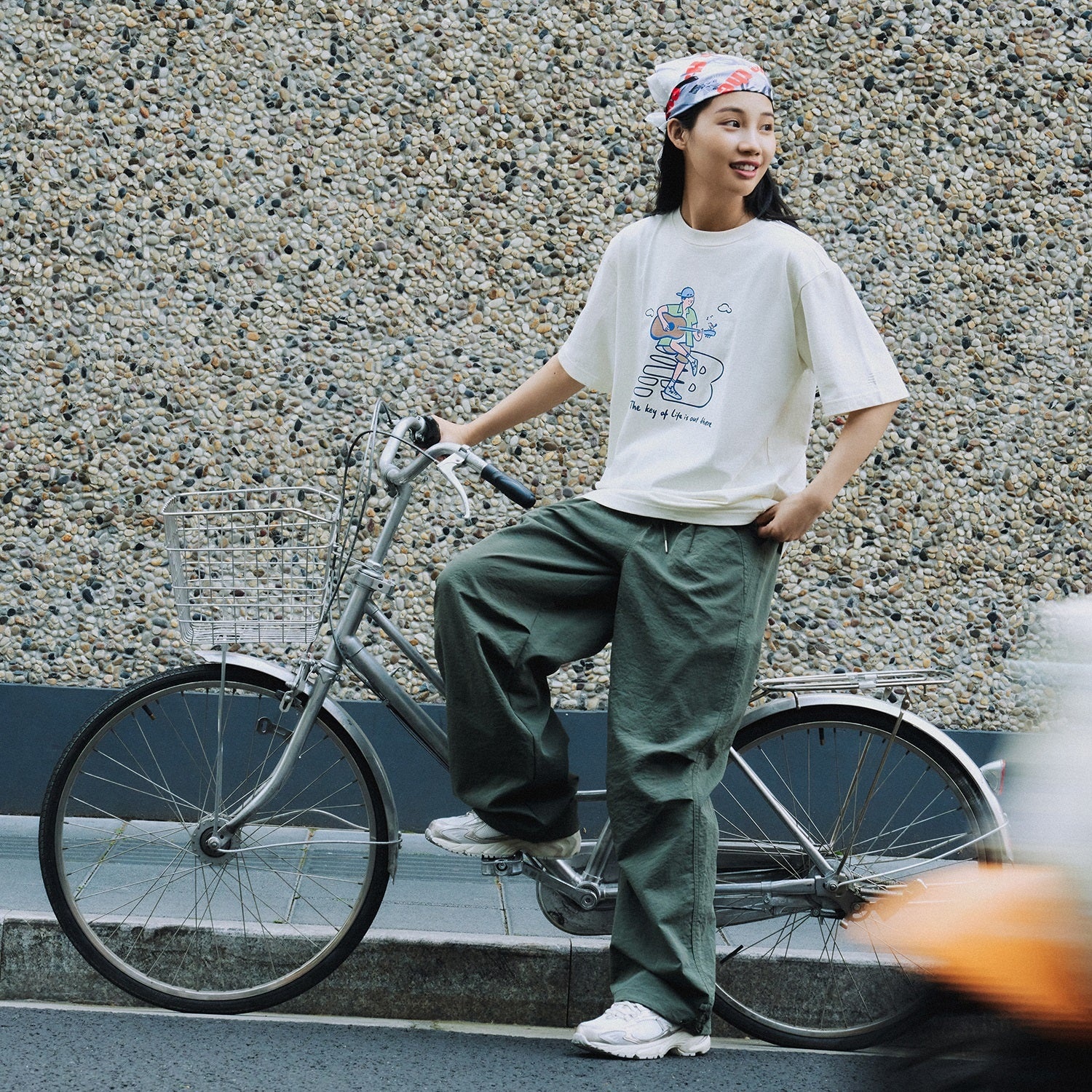 New Balance x PK Guitar Graphic T-Shirt 'Ivory' NEE26021-IV - 4