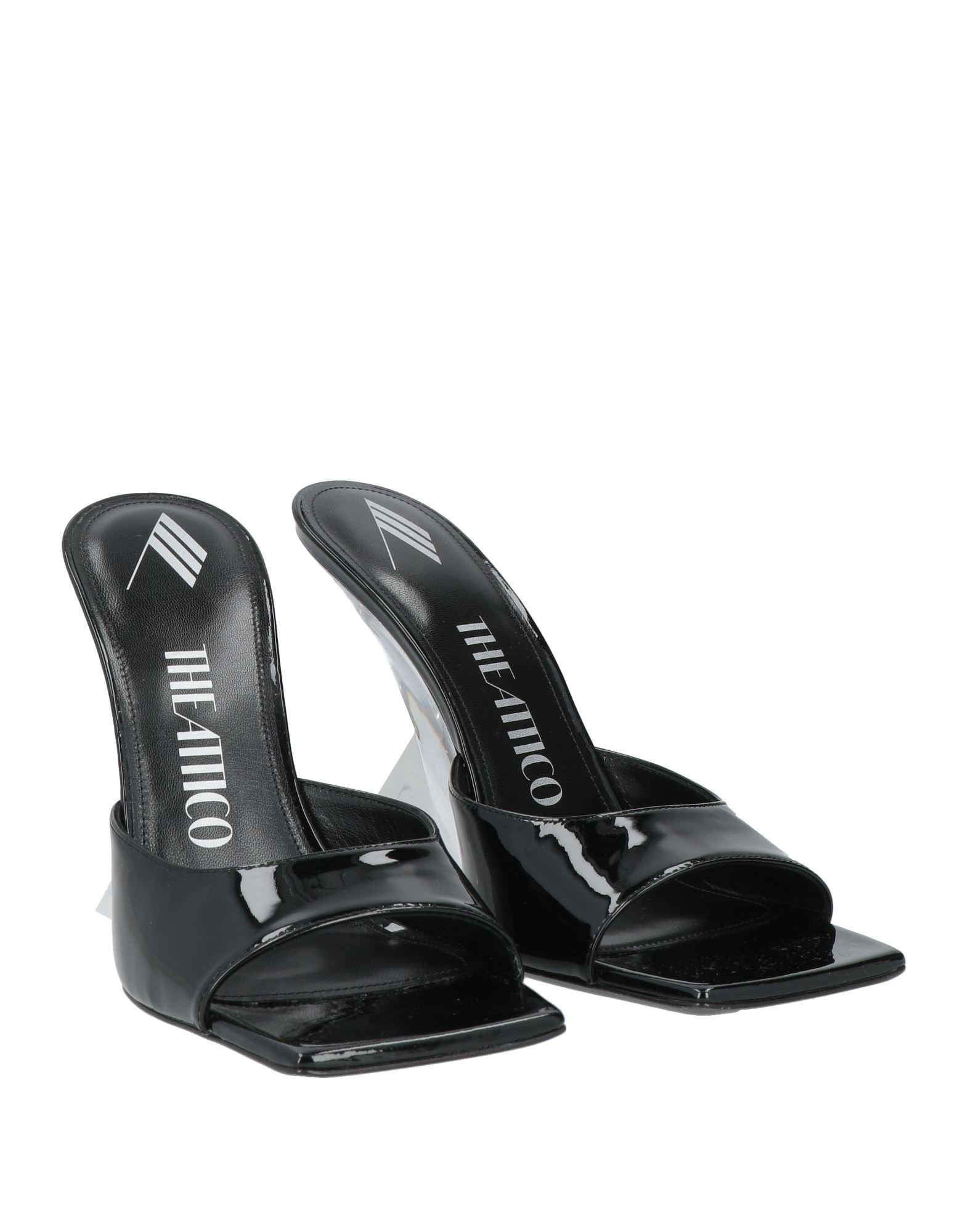サンダル・ミュール THE ATTICO Black Leather Cheope Mules The Attico 60mm Cheope Mules | Black | FARFETCH