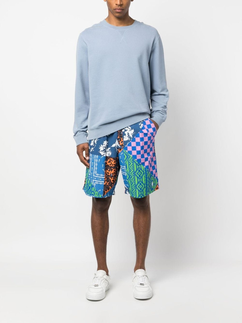 Marcelo Burlon County Of Milan multi-panel knee-length shorts outlook