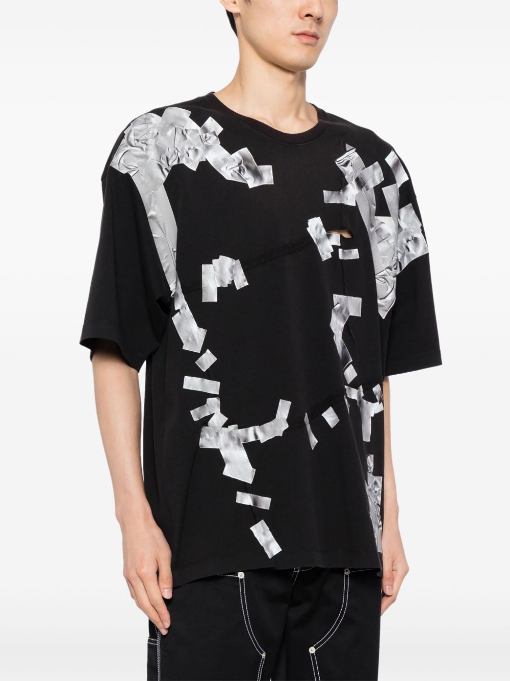 gaffer tape repair t-shirt - 3