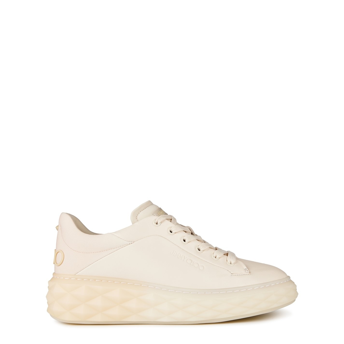 DIAMOND MAXI OMBRE LEATHER SNEAKERS - 1