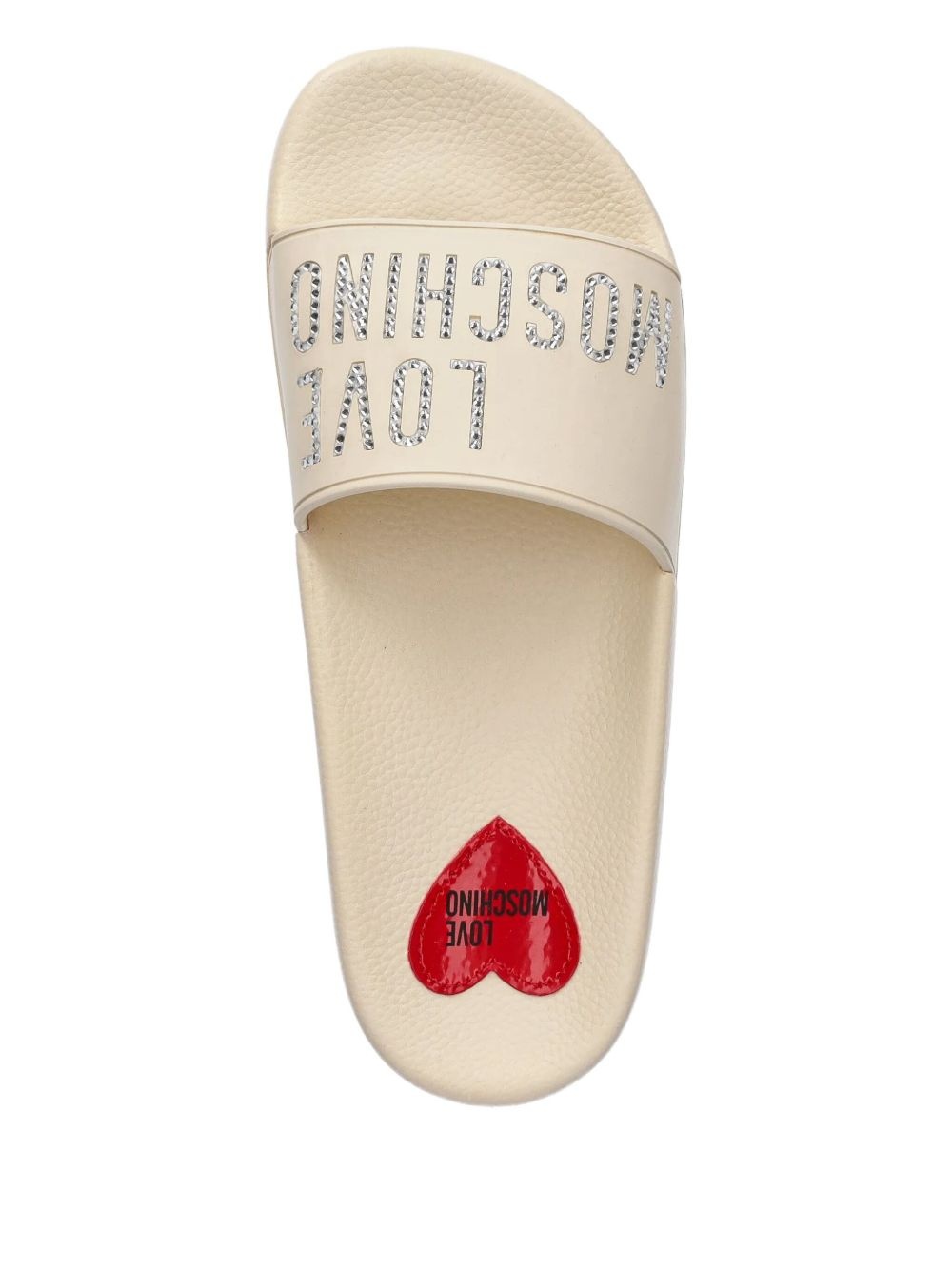 rhinestone-embellished slides - 4