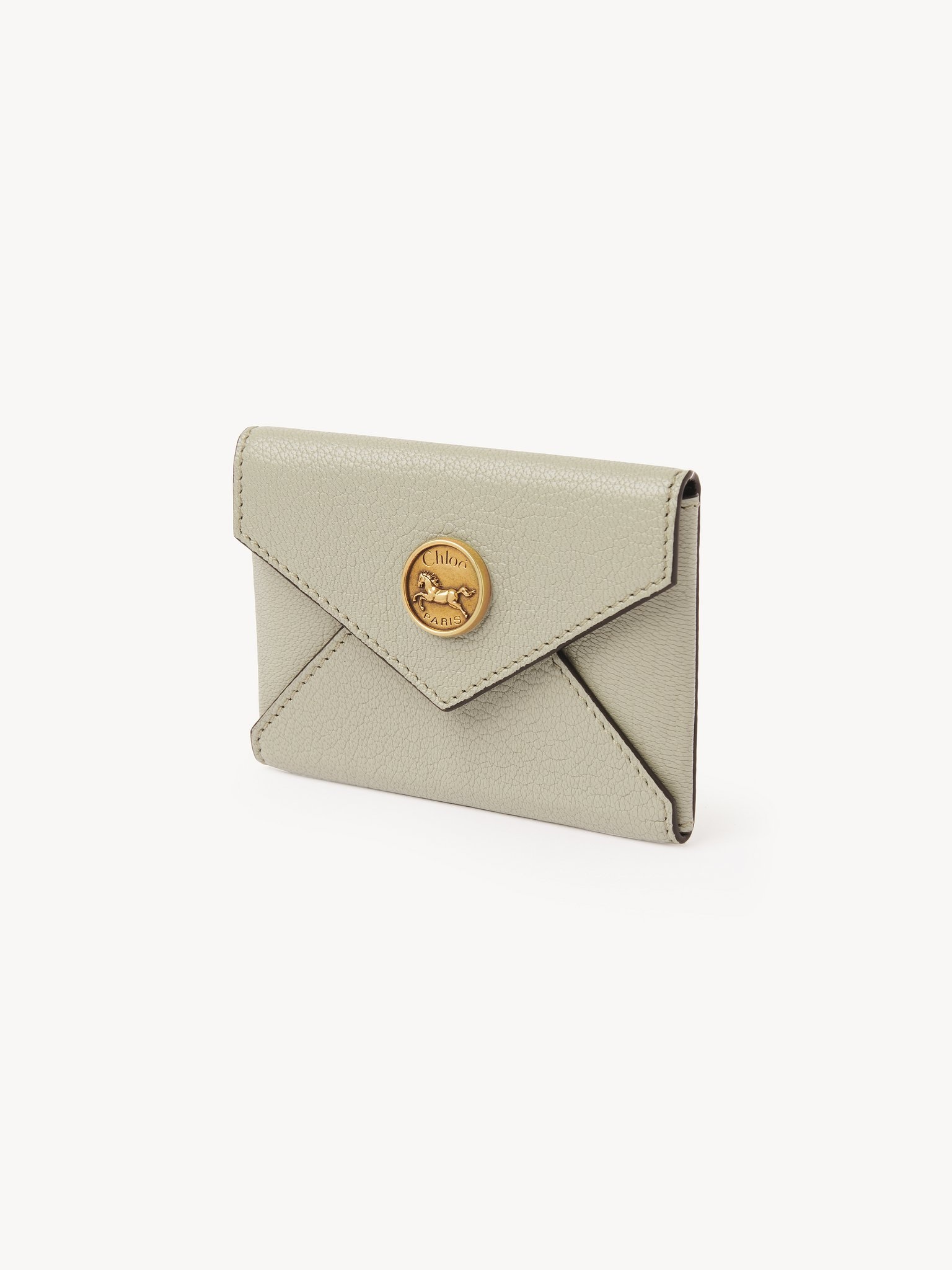 ENVELOPE CARD HOLDER IN GRAINED LEATHER - 2