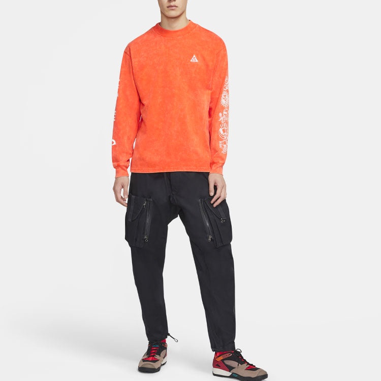 Nike ACG Round Neck Pullover Sports Long Sleeves Orange CW3842-891 - 3