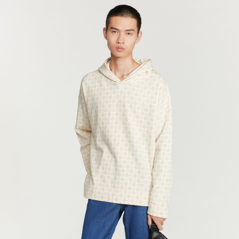 Sandro Square cross hoodie outlook