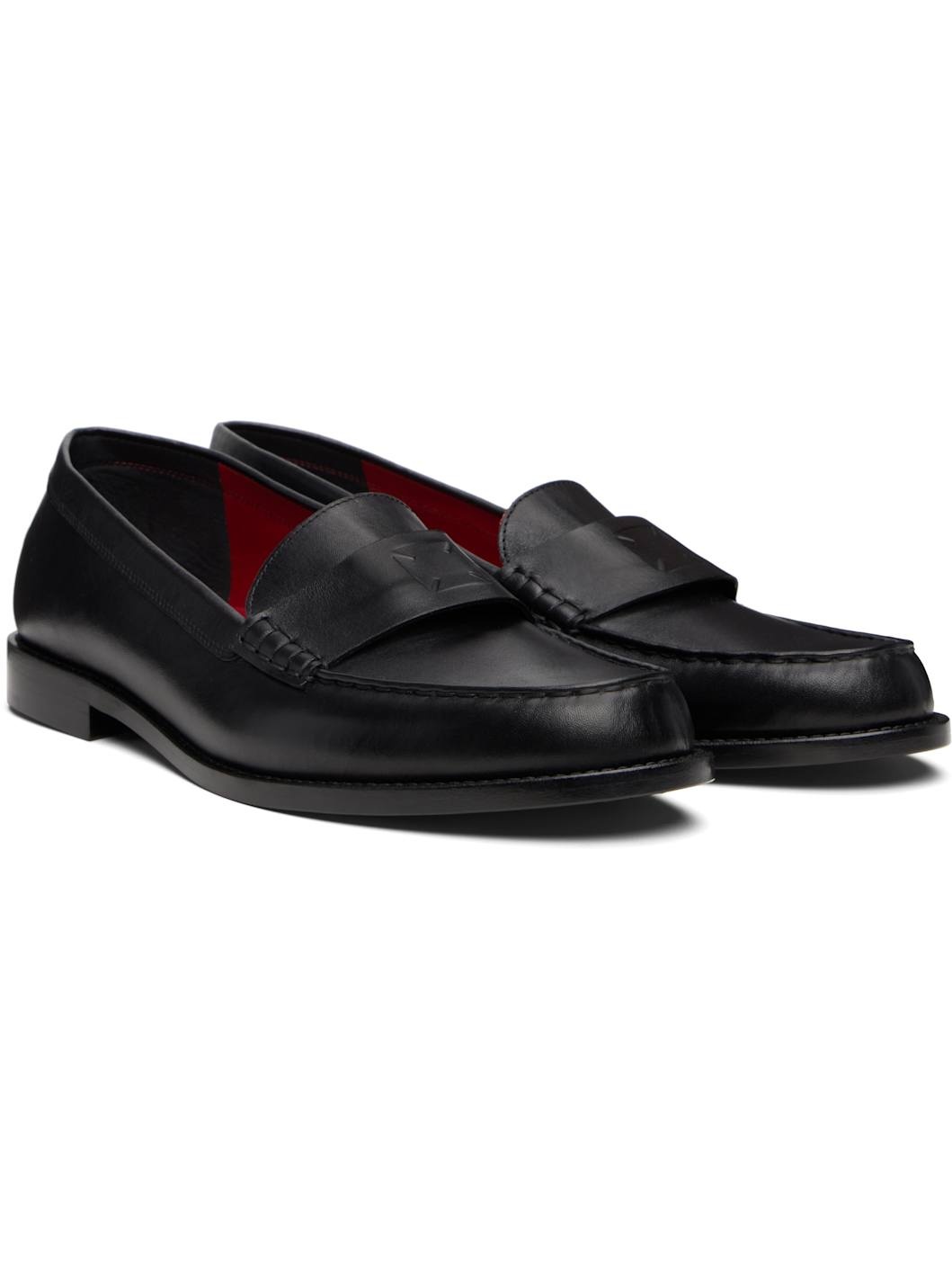 Black Penny Loafers - 4