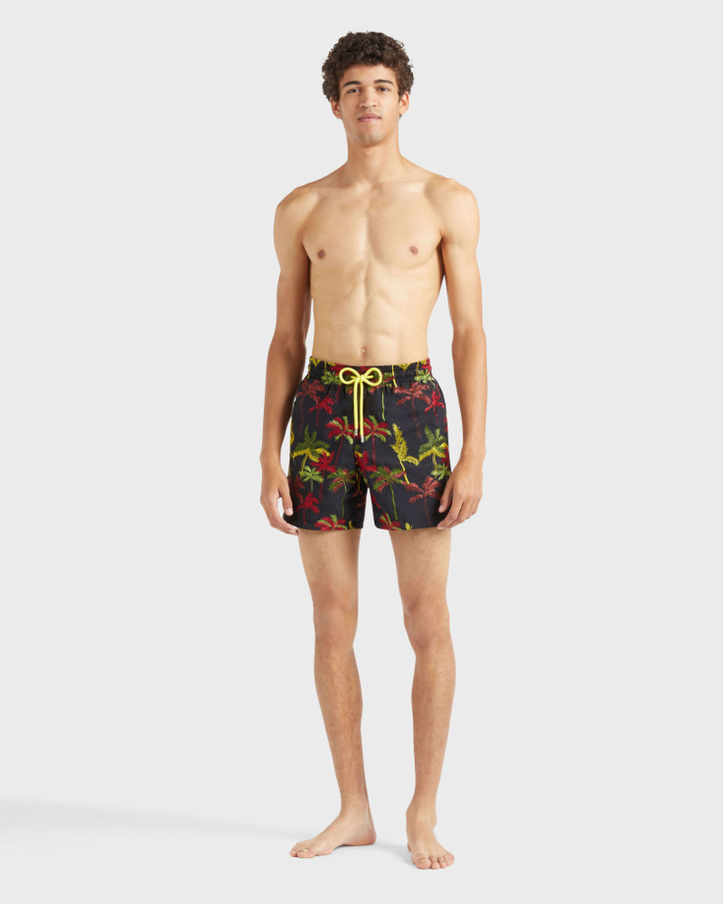 Vilebrequin Men Swim Trunks Embroidered Palm Offset - Limited Edition outlook
