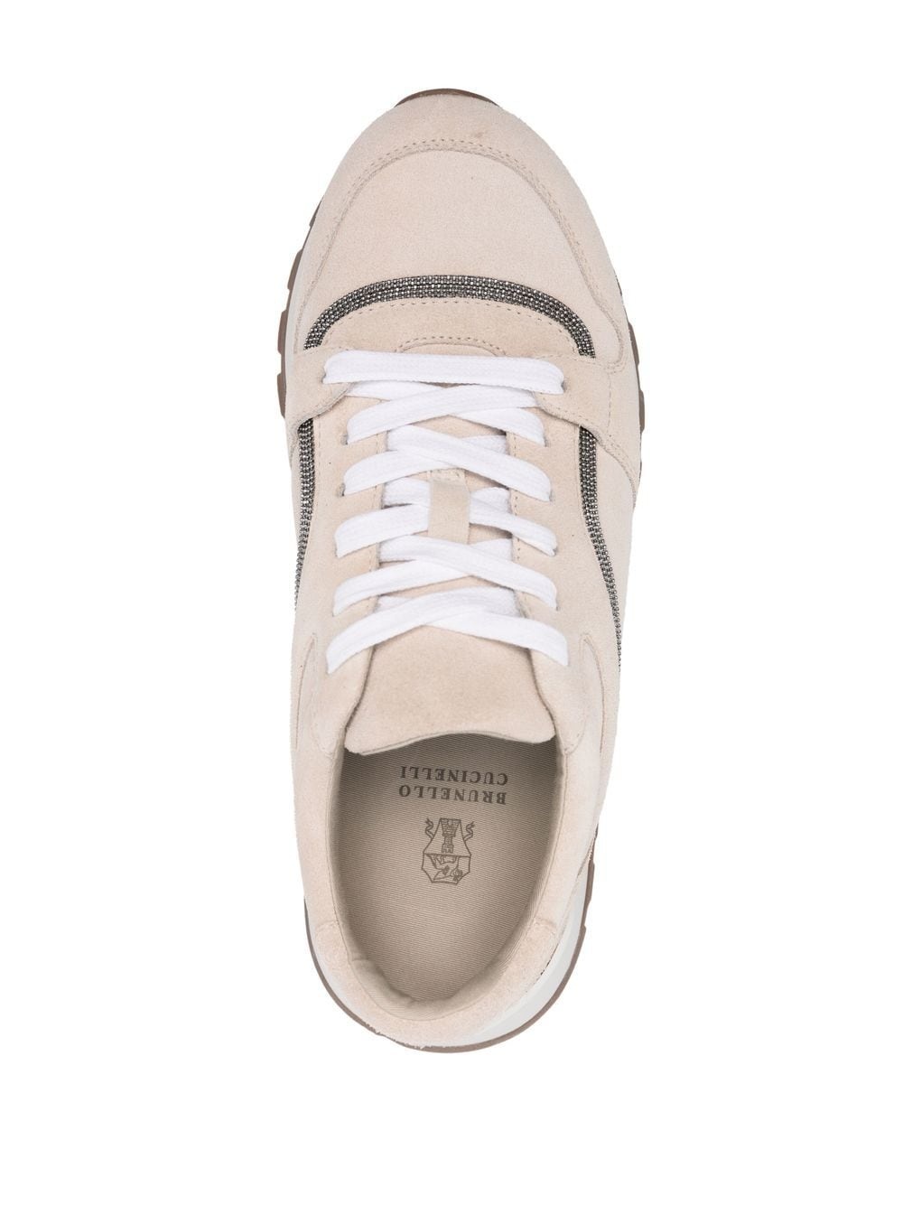 low-top lace-up sneakers - 4