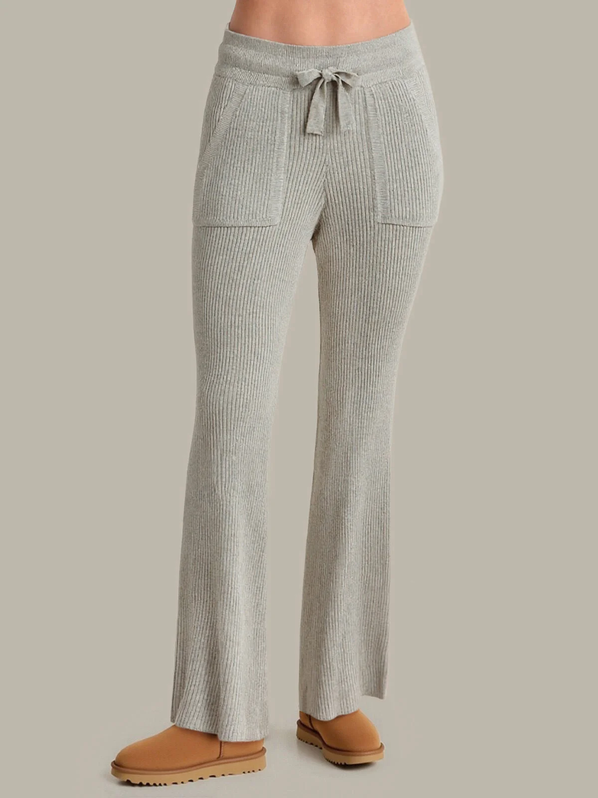 Clarissa: Ribbed Lounge Pants - 1