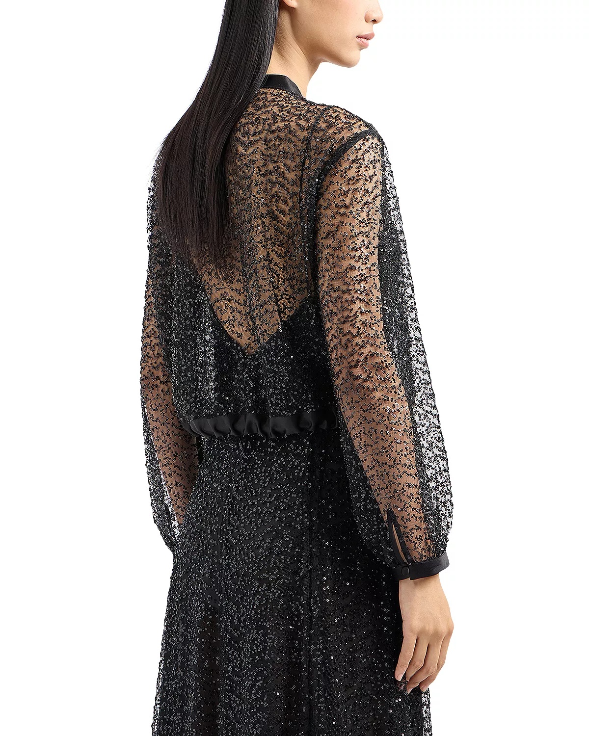 Sheer Sequin Jacket - 3