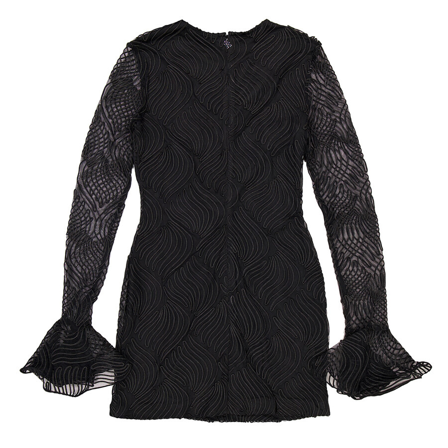 Rotate Shiny Mini Flounce Dress - 7