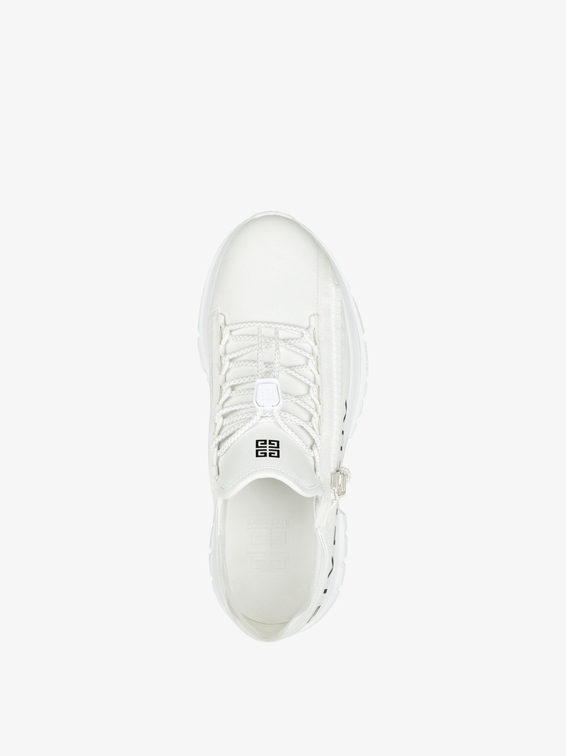 SPECTRE RUNNER SNEAKERS IN LEATHER WITH ZIP 4