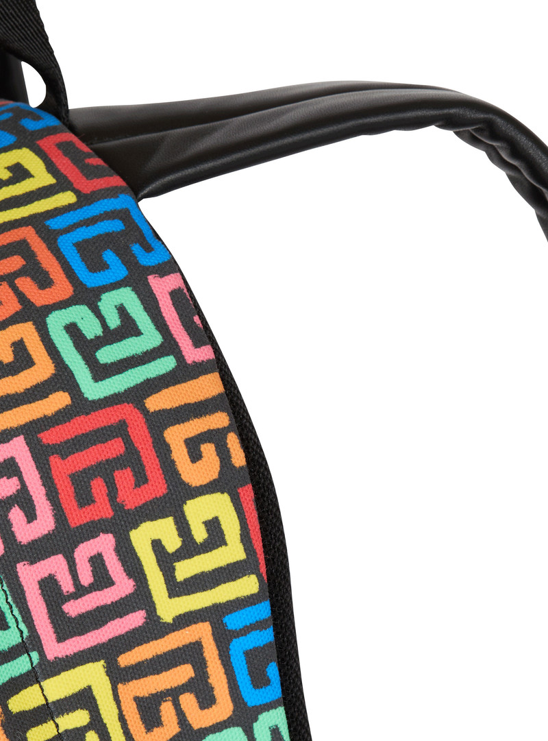 Multicoloured PB Labyrinth canvas backpack 5