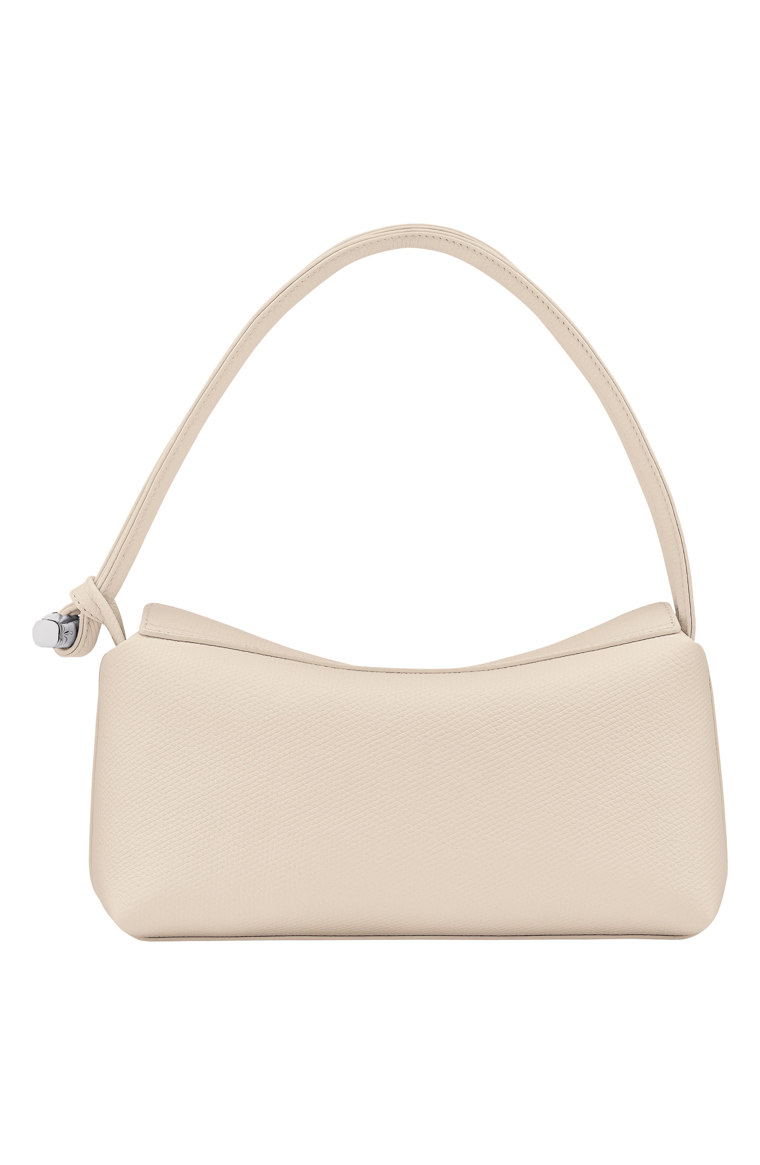 Longchamp Medium Le Roseau Leather Shoulder Bag in Paper at Nordstrom - 3