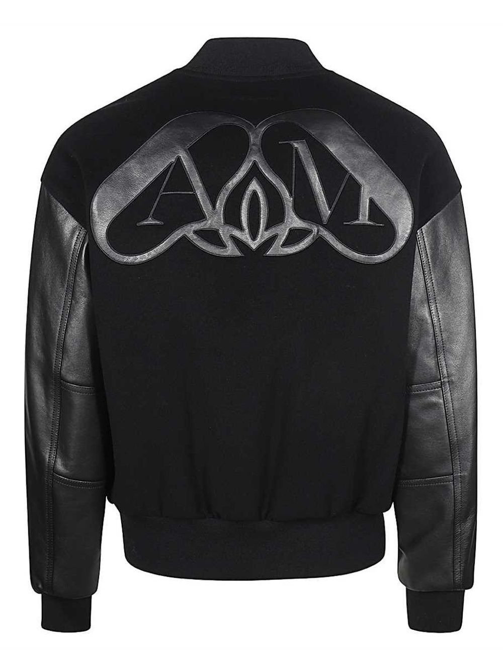 Seal-appliqué bomber jacket - 2