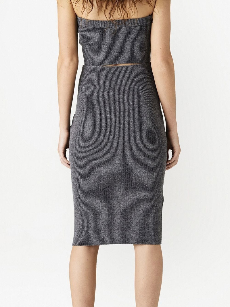 ribbed-knit wool-blend skirt 3