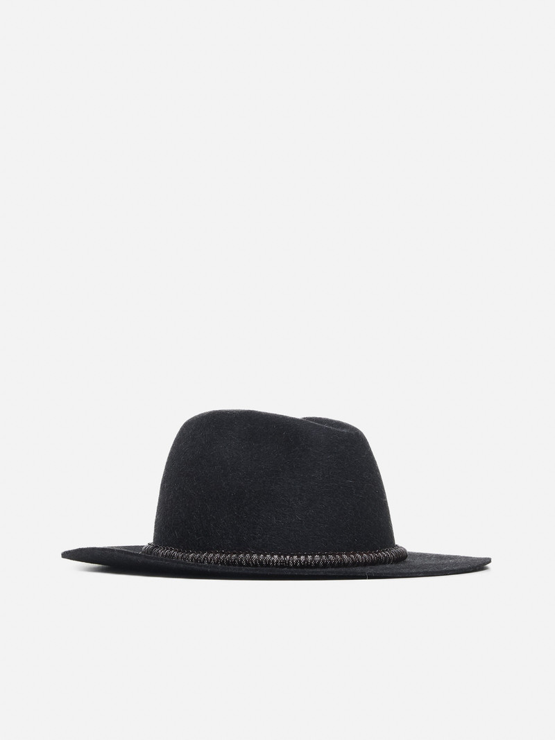 Brunello Cucinelli Felt fedora hat outlook