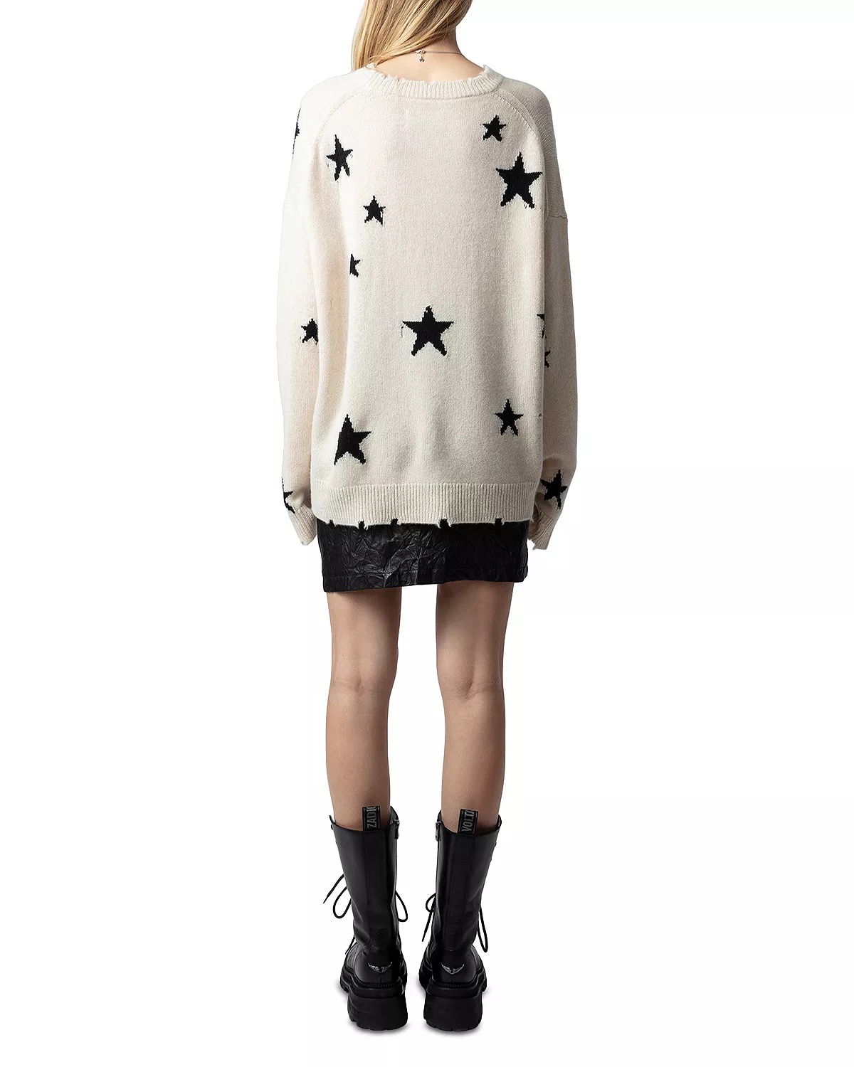 Unisex Markus Distressed Cashmere Sweater - 7
