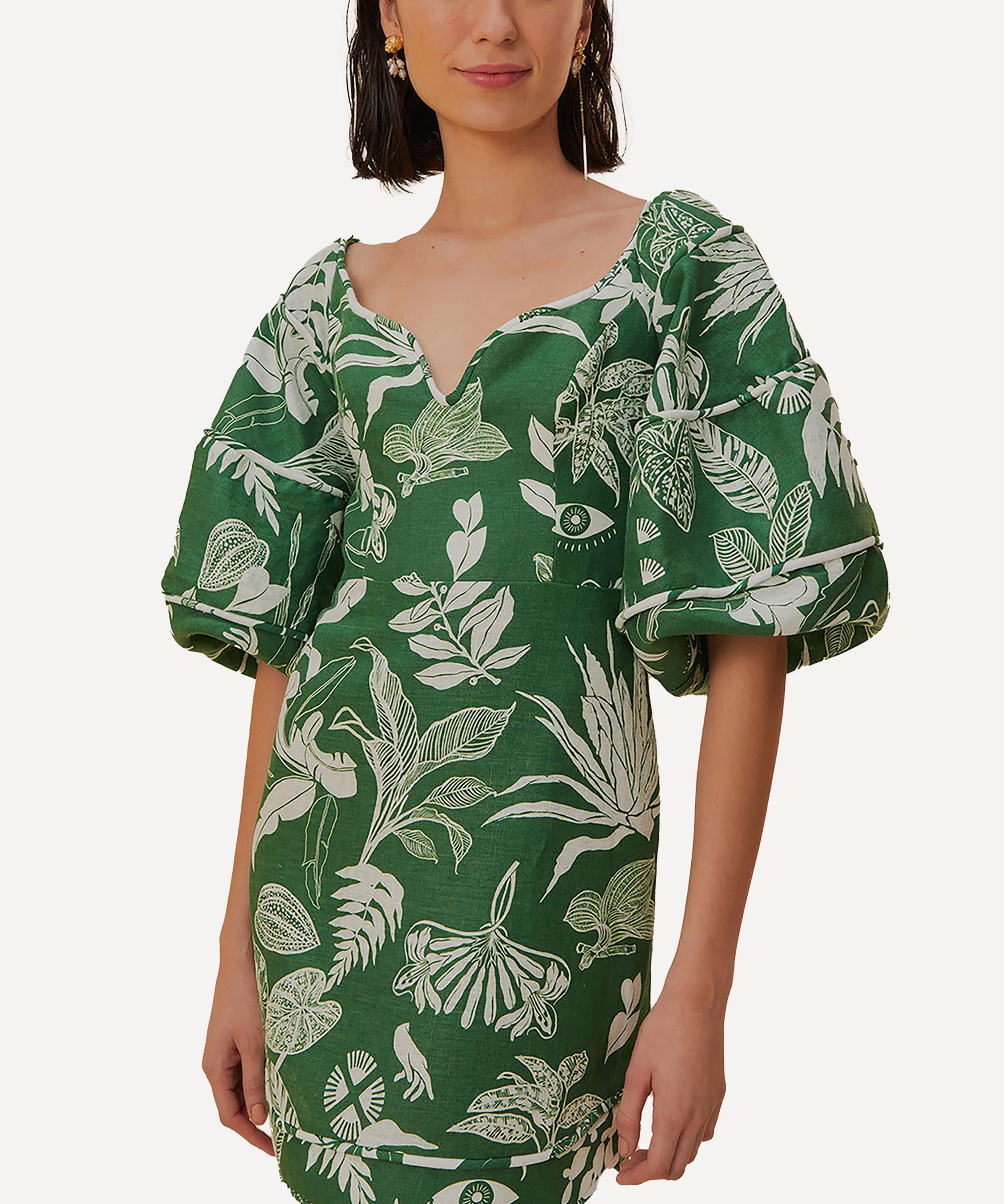 Forest Soul Green Mini-Dress - 2