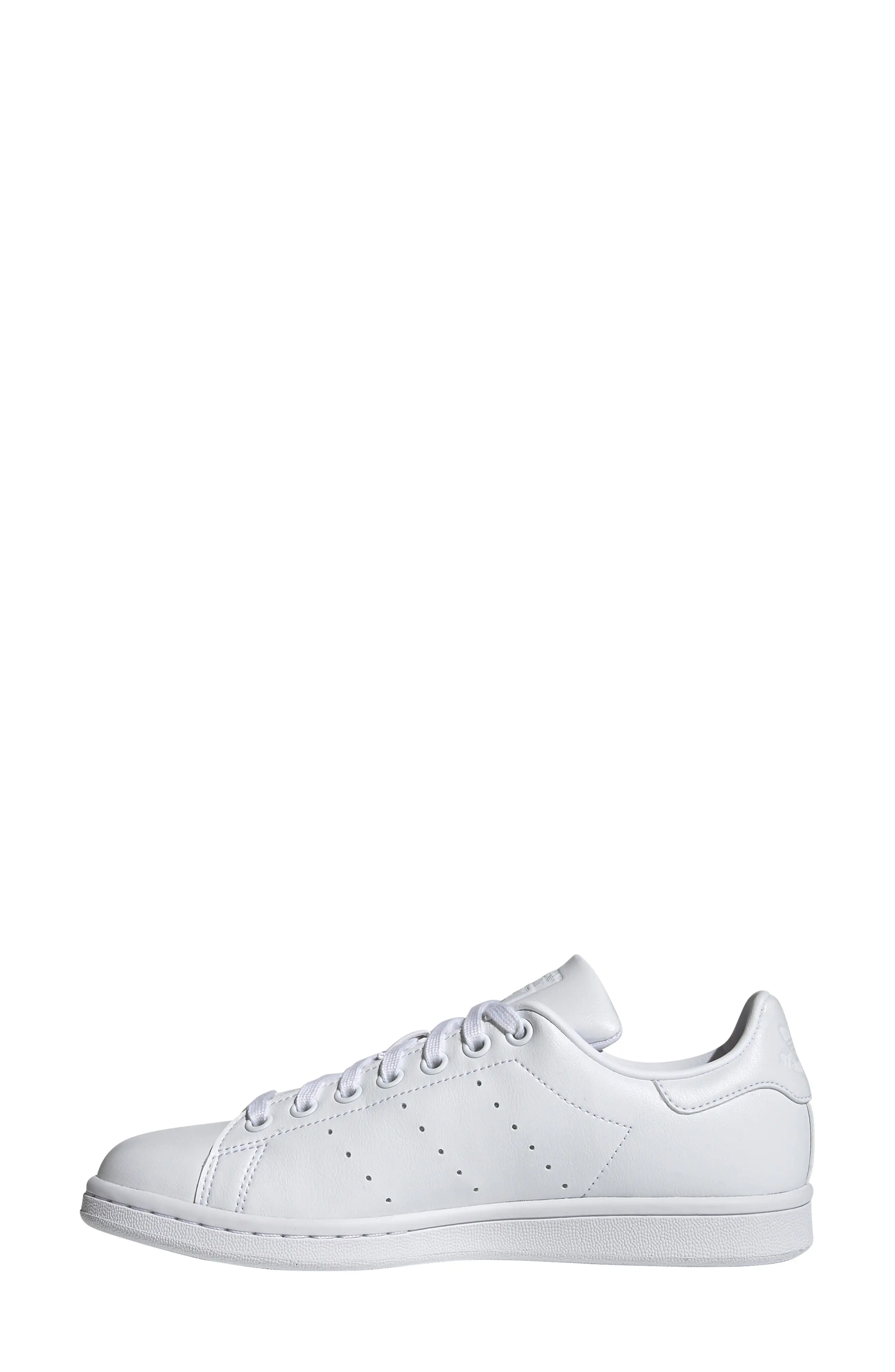 Primegreen Stan Smith Sneaker in White/Core Black/White - 8