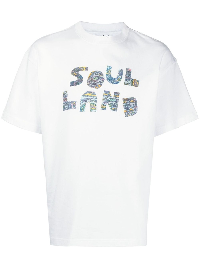 paisley-logo cotton T-Shirt 1