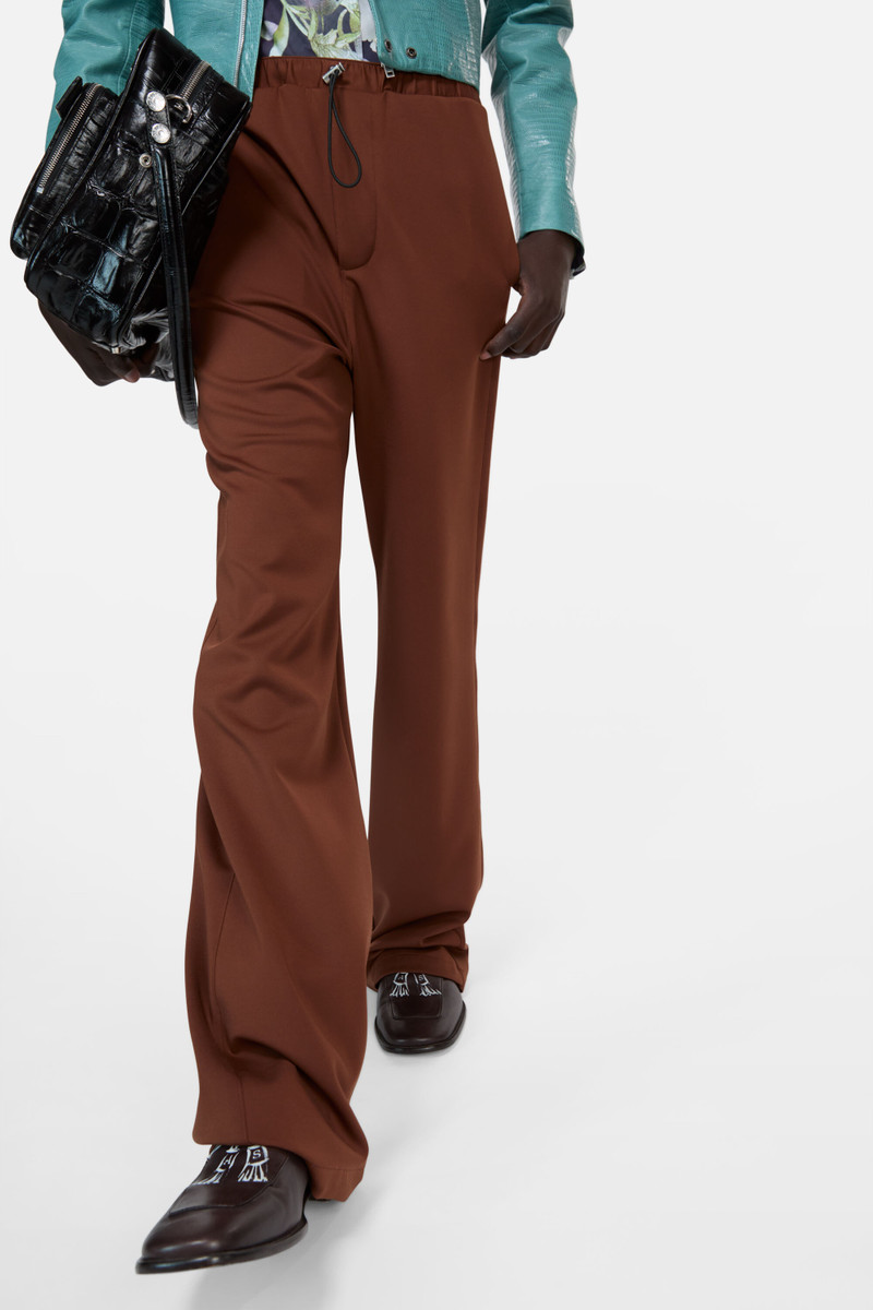 Casual jersey trousers - Brown 4