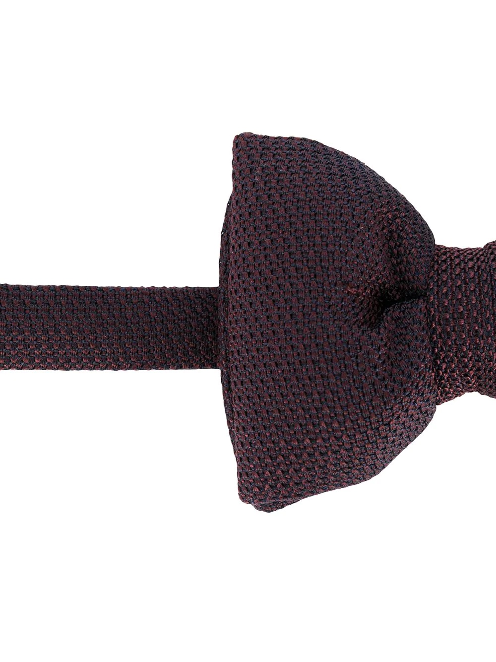 textured finish bow tie - 2