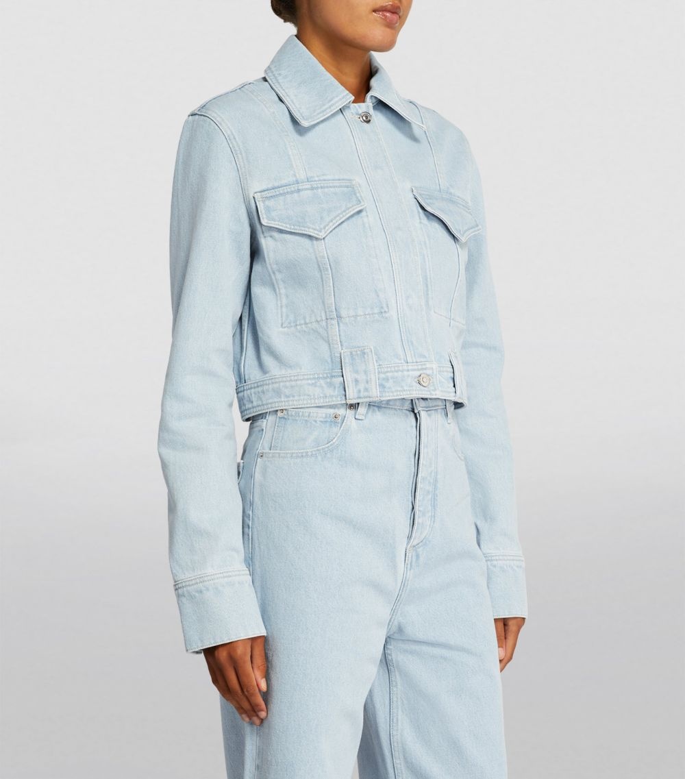 Nanushka Verena Denim Jacket harrods REVERSIBLE