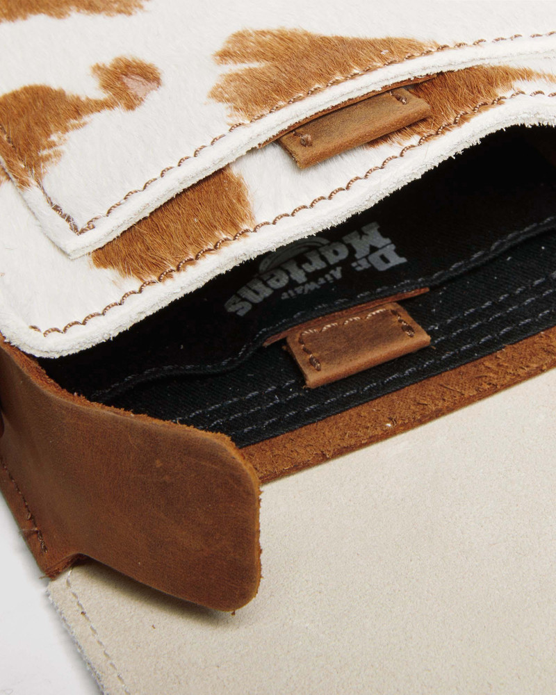 Hair-On Cow Print Vertical Crossbody Bag 7