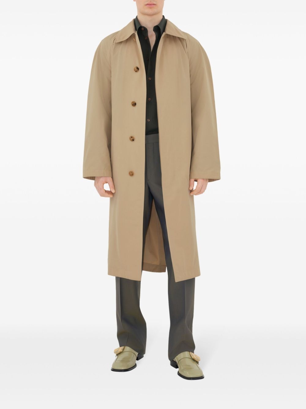 EDK-embroidered car coat - 2