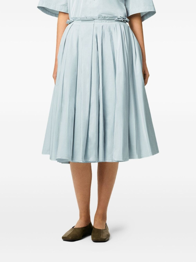 AMI Paris pleated midi skirt outlook