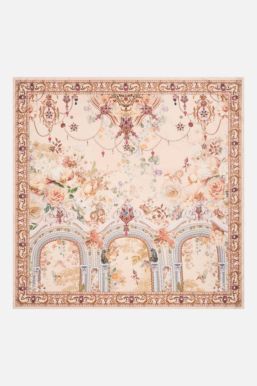 SILK SQUARE SCARF - 2