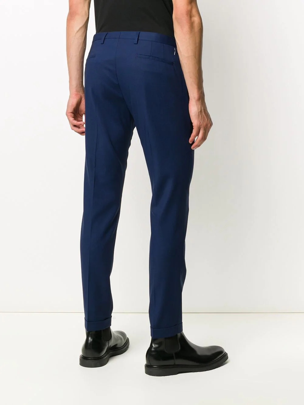 mid-rise skinny fit trousers - 4