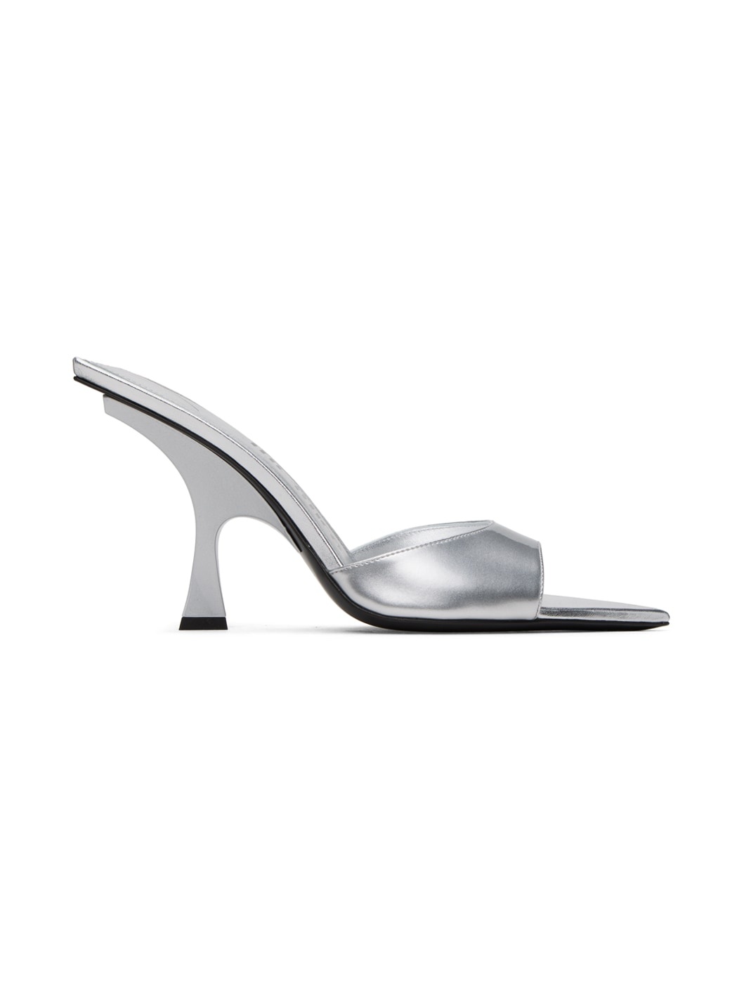 Silver Ester Mules - 1