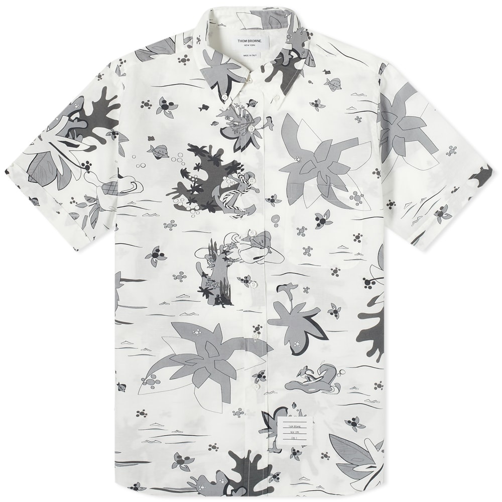 Thom Browne Short Sleeve Hawaiian Print Shirt - 1