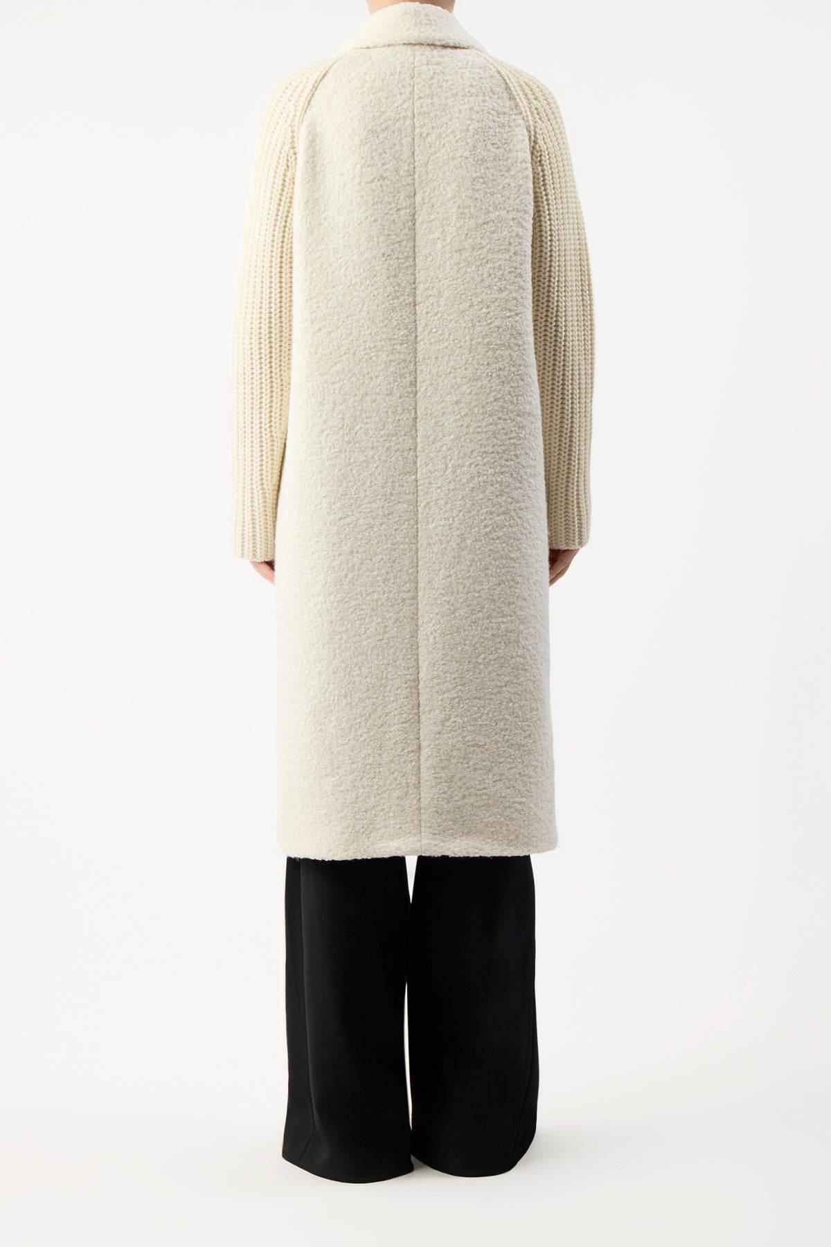 Charles Coat in Cashmere Boucle - 4