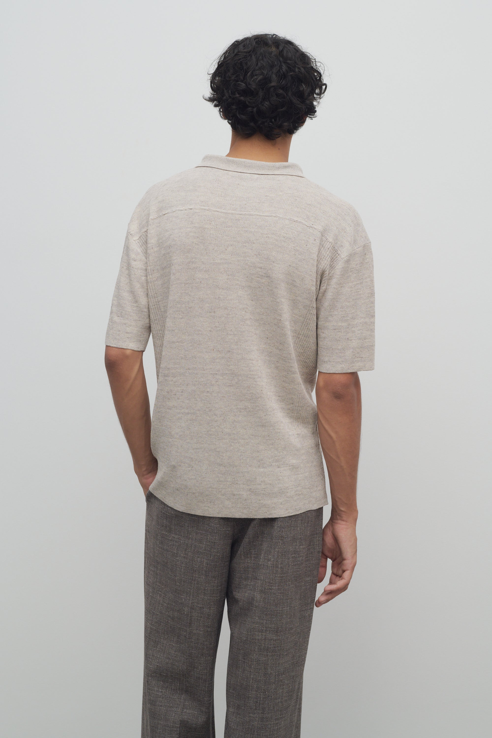 Reggie Top in Cotton and Linen - 5