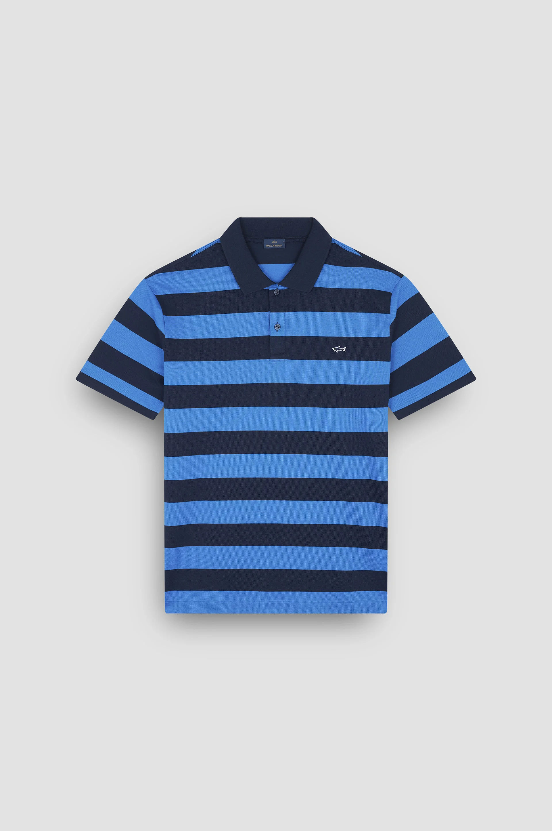 DOUBLE PIQUÉ COTTON POLO - 1