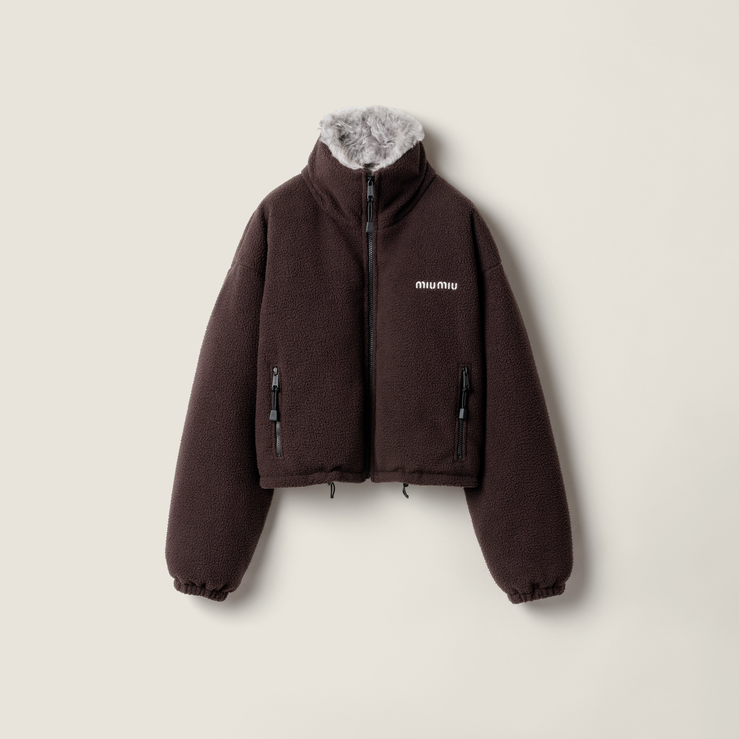 Fleece down jacket - 1