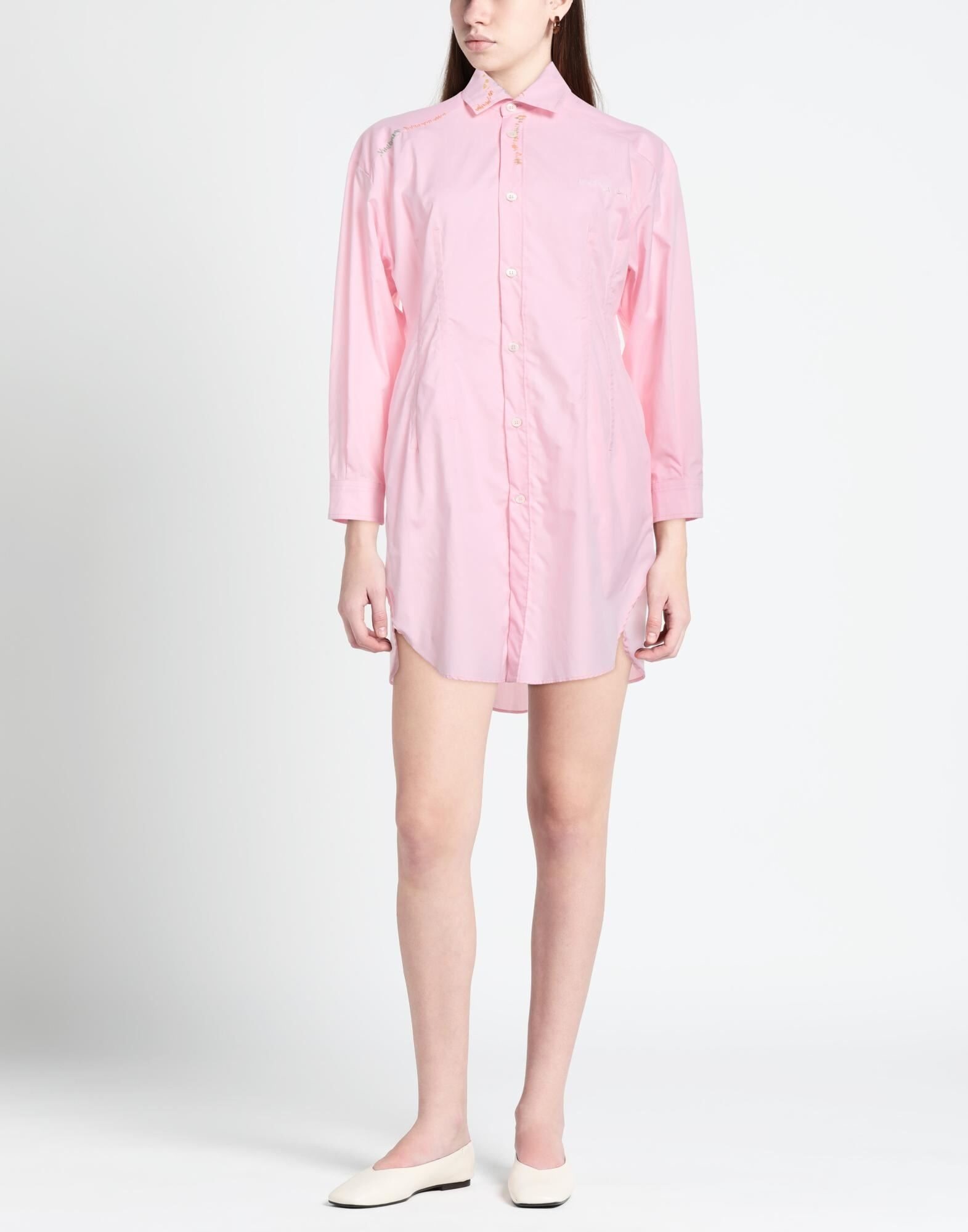 Pink Women's Shirt Dress - 3