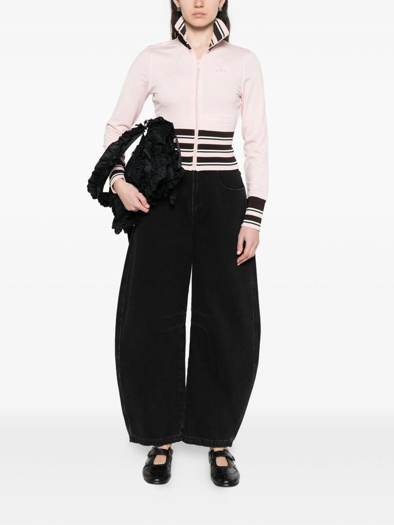 adidas Adidas Striped Zipped Sweater outlook