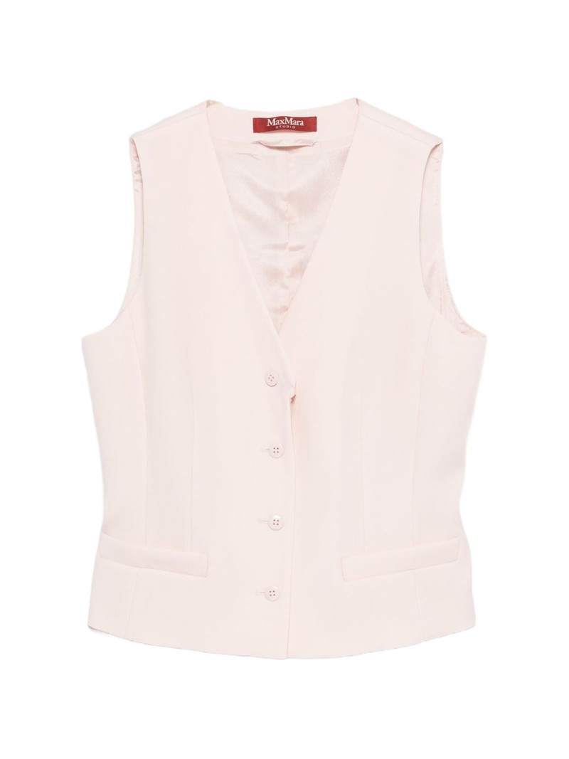 Mstmadia button V-neck jacket 1