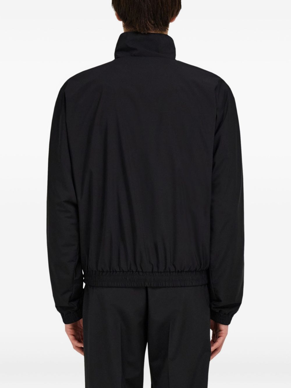 logo-patch bomber jacket - 4